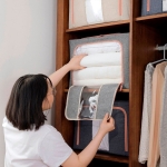 Caja Organizadora De Ropa Plegable Resistente 50x40x33 - Imagen 14