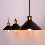 Lampara De Techo Retro Industrial Vintage Decorativa 22cm Estructura Negro - Imagen 5