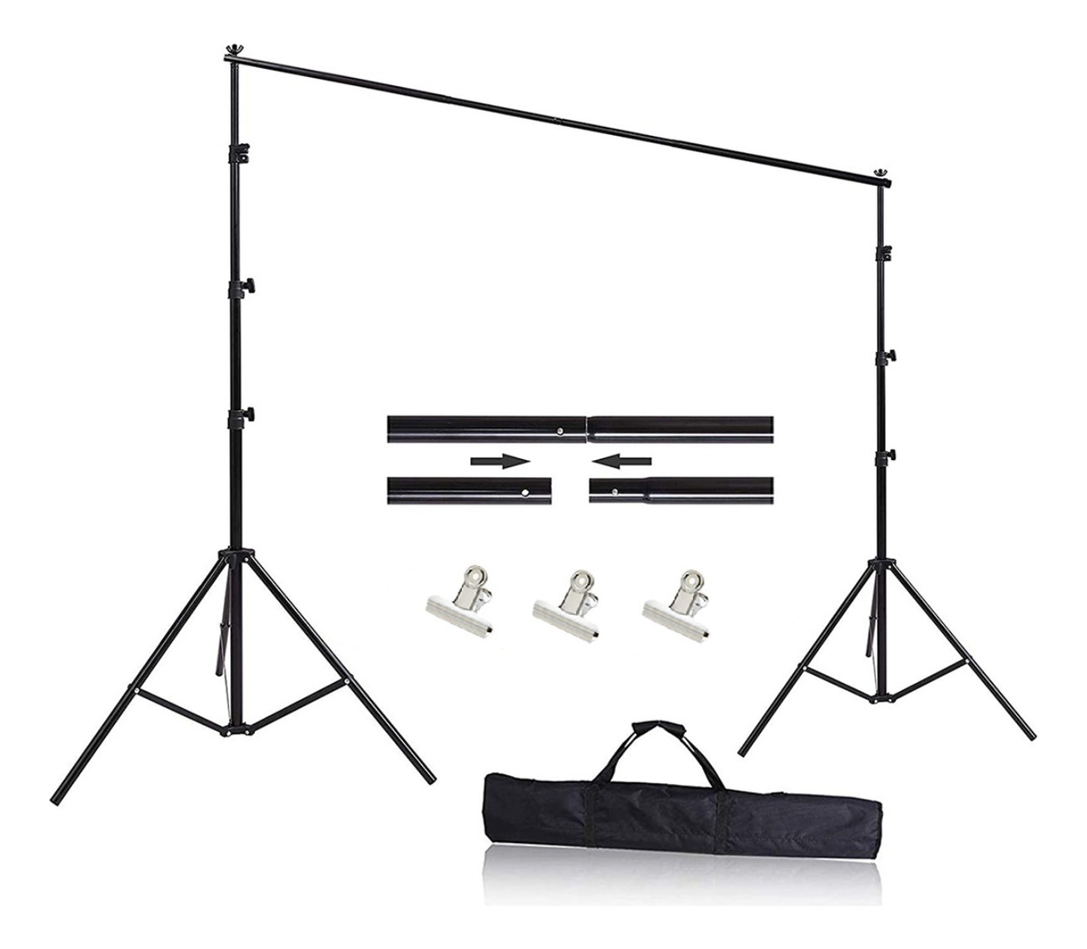 D_737269-MLU74691803878_022024-F.jpg Portafondos Tripode Soporte De Fondo Fotografia 3x2 Mts - Imagen 1
