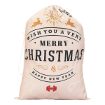 Bolsa De Juguetes Para Regalos Navidad Papa Noel 40x60cm - Imagen 6