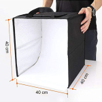 Estudio Fotografico Profesional 40 X 40 Led + Transformador - Imagen 2