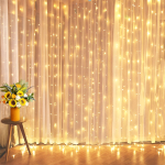 Lluvia De Luces Cortina Led 3x3 Mt P/ Bodas Fiestas Luz Guía - Imagen 6