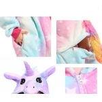 Pijama Unicornio Para Adulto Invierno Talles M L - Imagen 2