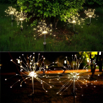 Espiga De Luces 90 Led Solares Resistentes Al Agua - Imagen 5