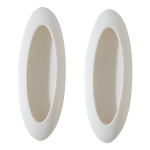 Manija Tirador Plastica Ventanas Cajones Autoadhesiva 2u - Imagen 7