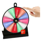 Rueda De Premios Giratoria Con Soporte 12 Ranuras - Imagen 2