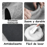 Alfombra De Baño Rectangular Absorbente Ducha Antideslizante - Imagen 6