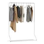 Perchero Con Zapatero Vestidor Metalico De Estilo Nordico - Imagen 11