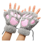 Guantes Patita Gato Polar Invierno Manos Calentitas Guante - Imagen 4