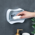Jabonera Con Tapa Vertical Organizador Baño Ducha Tocador - Imagen 12