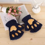 Guantes Patita Gato Polar Invierno Manos Calentitas Guante - Imagen 2