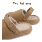 Zapato Sueco Abierto Corderito Abrigado Para Dama - Imagen 2