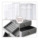 Organizador Exhibidor De Joyas Joyero Diseño Acrilico Cajón - Imagen 14