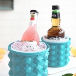 Hielera Circular Silicona Congela Rápido Enfria Latas 600ml - Imagen 7