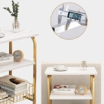 Mesa De Centro Para Estar Dormitorio Textura Mármol Grande - Imagen 8