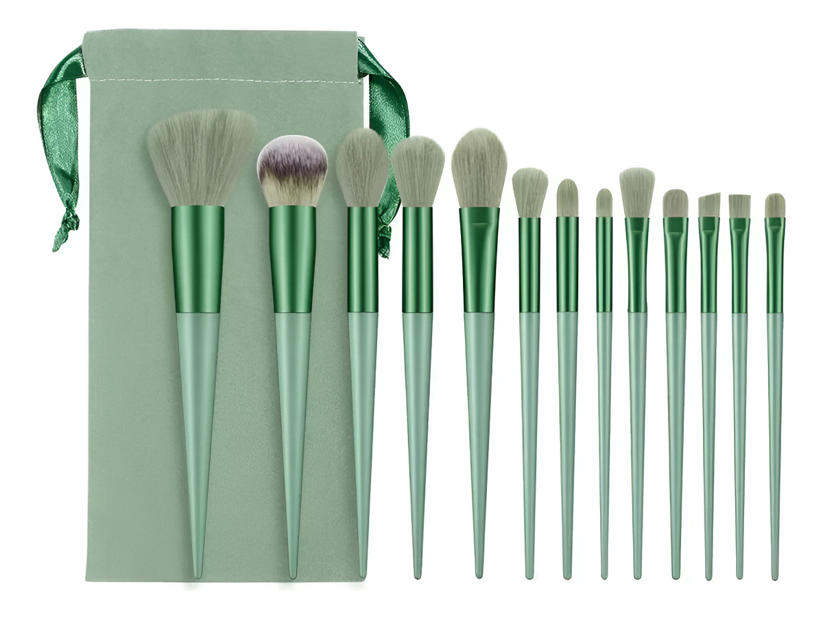 D_747865-MLU98544264265_112025-F.jpg Pack De Brochas Para Maquillaje 13 Piezas Con Estuche - Imagen 1