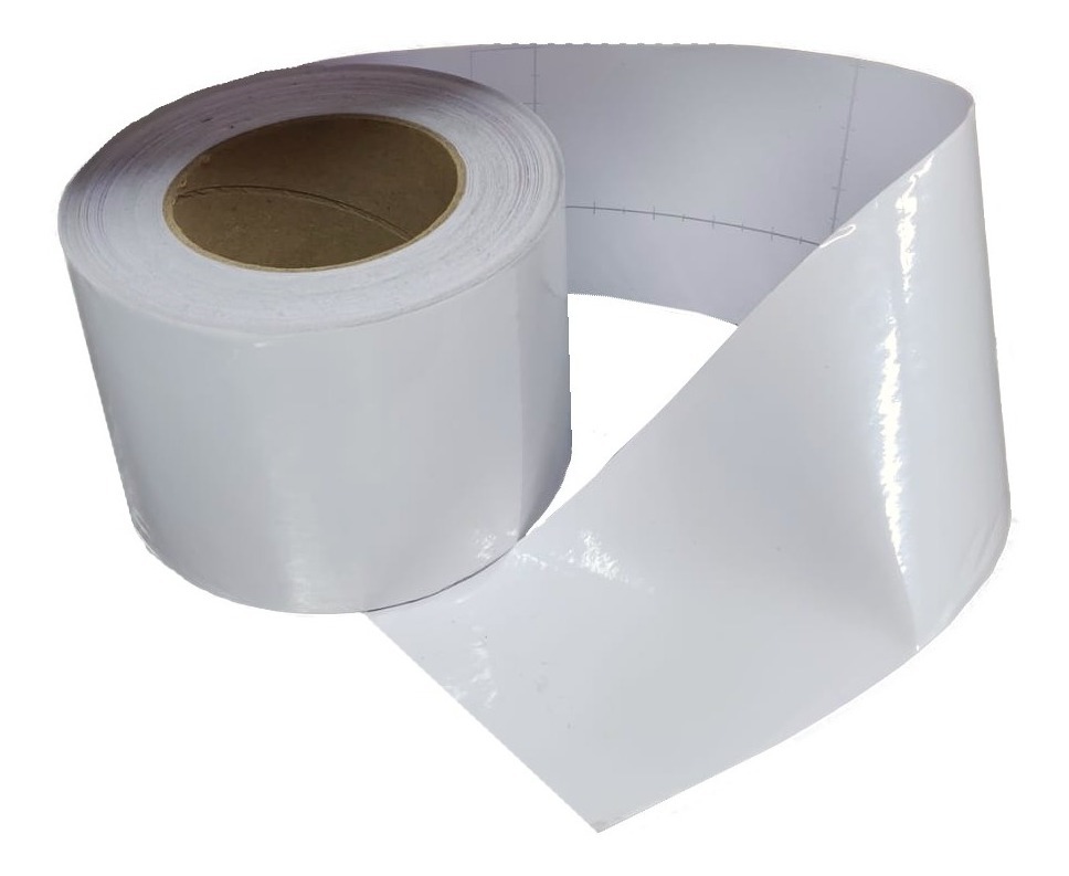 D_748037-MLU51361038810_082022-F.jpg Guarda Adhesiva Zocalo Papel Empapelar Pared Piso Blanco - Imagen 1