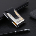 Billetera Minimalista De Fibra De Carbono Para Tarjetas Rfid - Imagen 8