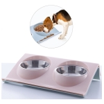 Comedero Y Bebedero Para Perros Gatos Doble Moderno - Imagen 13