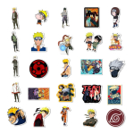 Set De 50 Pegotines Stickers De Naruto Anime Manga Vinilico - Imagen 7