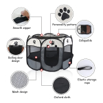 Corral Plegable Para Mascota Canil Cerco Para Perro O Gato S - Imagen 7