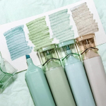 Pack X 4 Resaltadores Pastel Con Glitter Ideal Escolares - Imagen 11