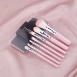 Set 7 Pinceles Maquillaje Brochas Profesional Con Estuche - Imagen 7