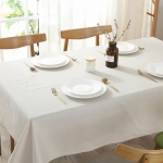 Mantel De Lino Y Algodón Grande 130x250 Para Comedor - Imagen 19