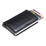 Porta Tarjetas De Metal Rfid Cuero Sintetico - Imagen 19