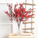 Ramo De Planta Gypshophila Flores Artificiales Decoración - Imagen 14