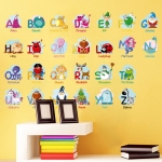 Vinilo Decorativo De Pared Infantil Alfabeto - En Ingles - Imagen 4
