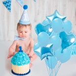 Set X 14 Decoracion De Cumpleaños Set Globos Celebracion - Imagen 4