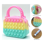 Mini Cartera Bolsito Infantil Pop It Multicolor Animado - Imagen 7