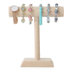 Exhibidor De Pulseras Relojes Y Alhajas En Madera 20cm - Imagen 3