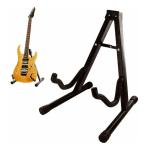 Soporte De Guitarra Plegable De Metal Color Negro - Imagen 8