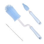 Set Cepillos De Silicona Para Biberón Y Chupete Limpia 360º - Imagen 6