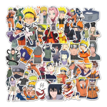 Set De 50 Pegotines Stickers De Naruto Anime Manga Vinilico - Imagen 6