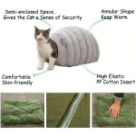 Cueva Cama Peluche Acolchada Para Gatos Perros Chica - Imagen 25