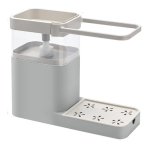 Soporte Dispensador Para Esponja + Jabon Y Rejilla Cocina - Imagen 4