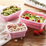 Set X4 Taper Silicona Plegables Tapa Plastico Hermetica - Imagen 7