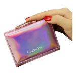 Billetera Tarjetero Monedero Para Dama Plegable En Cuero Pu - Imagen 5