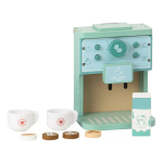 Juego Cafetera Madera Niños Niñas Con Accesorios Juguete - Imagen 3