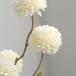 Flores Artificiales Decorativas Varilla Diente De Leon Color Naranja - Imagen 6