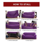 Cubre Sillón Protector Sofa 2 Cuerpos Diseño Estampado - Imagen 8