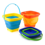Balde Plegable De Playa Silicona Niños Juego Playa Verano - Imagen 3