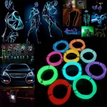 Luz Led Neon Decoracion Cotillon Fiestas Ropa Auto 2 Metros - Imagen 45