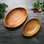 Bandeja Fuente Ovalada De Madera Copetín Centro De Mesa - Imagen 2