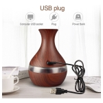 Humidificador Difusor Vaporizador Aromaterapia Madera Oscura - Imagen 8