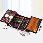 Set Valija Metálica Arte Escolar Didáctico 145 Piezas Top - Imagen 5