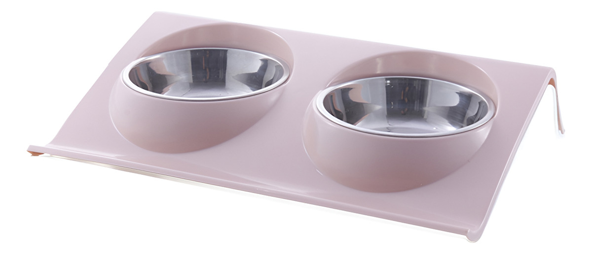D_765761-MLU89578360528_082025-F.jpg Comedero Y Bebedero Para Perros Gatos Doble Moderno - Imagen 1